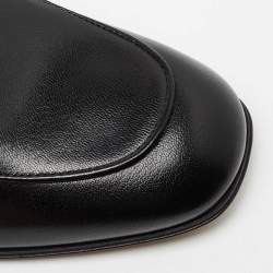 Pre Owned حذاء لوفرز غوتشي هورسبيت فولدابل سليم ج لد أسود مقاس 38