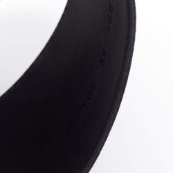 Pre Owned صندل سلايد غوتشي كانفاس جي جي بيج نقشة فروالة مقاس 38