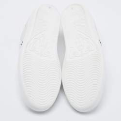 Gucci  White Leather And Python Embossed  Ace  Sneakers Size 38