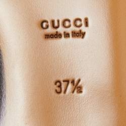 Gucci Red Leather Princetown Mules Size 37.5  