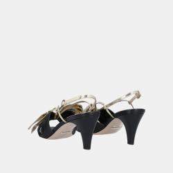 Pre Owned Gucci Leather Ankle Strap Sandals Size 39