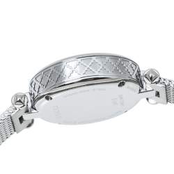 Pre Owned Gucci Mother Of Pearl Stainless Steel Diamantissima YA141504 Women's Wristwatch 27 mm