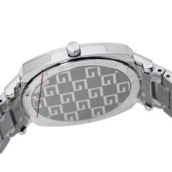 Pre Owned Gucci Silver Stainless Steel Grip YA157410 Women's Wristwatch 38 mm
