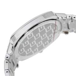 Pre Owned Gucci Silver Stainless Steel Grip YA157410 Women's Wristwatch 38 mm