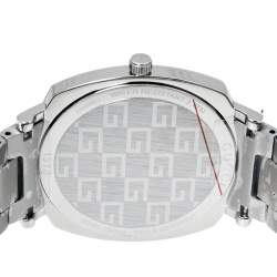 Pre Owned Gucci Silver Stainless Steel Grip YA157410 Women's Wristwatch 38 mm