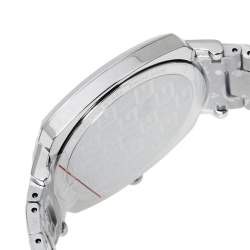 Pre Owned Gucci Silver Stainless Steel Grip YA157410 Women's Wristwatch 38 mm