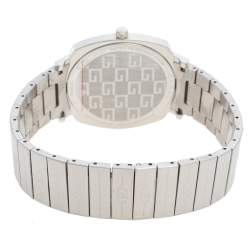 Pre Owned Gucci White Stainless Steel Disney x Gucci Grip YA157419 Unisex Wristwatch 38 mm