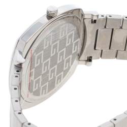 Pre Owned Gucci White Stainless Steel Disney x Gucci Grip YA157419 Unisex Wristwatch 38 mm
