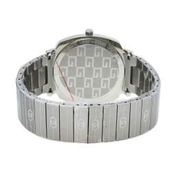 Gucci White Stainless Steel Grip YA157410 Women's Wristwatch 38 mm