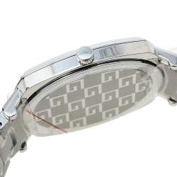 Gucci White Stainless Steel Grip YA157410 Women's Wristwatch 38 mm