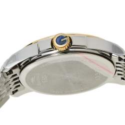 Gucci Mother Of Pearl Two-Tone Stainless Steel Diamond G-Timeless YA126513 Women's Wristwatch 27 mm