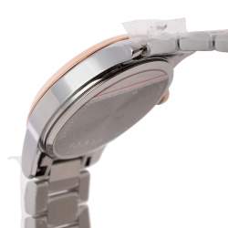 مملوكة مسبقًا ساعة يد نسائية غوتشي جي- تايملس واي أيه126544 ألماس ستانلس ستيل لونين صدف 27 مم