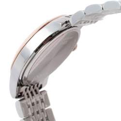 Gucci Mother Of Pearl Two-Tone Stainless Steel Diamonds G-Timeless YA126514 Women's Wristwatch 27 mm