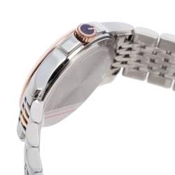 Gucci Mother Of Pearl Two-Tone Stainless Steel Diamonds G-Timeless YA126514 Women's Wristwatch 27 mm