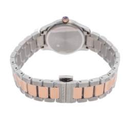  Gucci Mother Of Pearl Two Tone Stainless Steel YA126544 Women's Wristwatch 27 mm