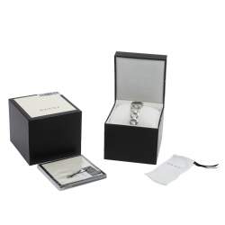 Gucci Black Stainless Steel G-Gucci YA125406 Women's Wristwatch 32 mm