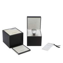 Pre Owned Gucci Silver Stainless Steel Grip YA157410 Women's Wristwatch 38 mm