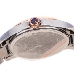  Gucci Mother Of Pearl Two Tone Stainless Steel YA126544 Women's Wristwatch 27 mm