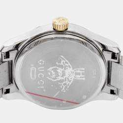 Gucci Silver Stainless Steel G-Timeless YA126596 Women's Wristwatch 27 mm