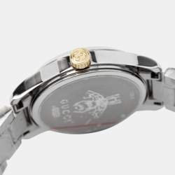 Gucci Silver Stainless Steel G-Timeless YA126596 Women's Wristwatch 27 mm