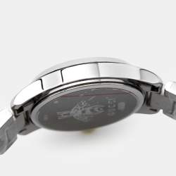 Gucci Silver Stainless Steel G-Timeless YA126596 Women's Wristwatch 27 mm