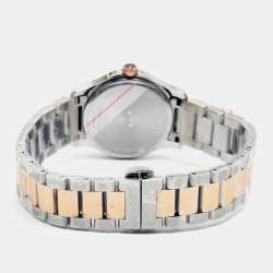 Gucci Mother of Pearl Two Tone Stainless Steel G-Timeless YA126544 Women's Wristwatch 27 mm
