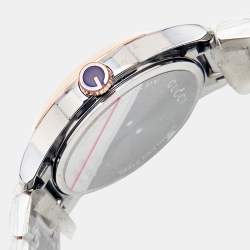 Gucci Mother of Pearl Two Tone Stainless Steel G-Timeless YA126544 Women's Wristwatch 27 mm