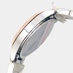 Gucci Mother of Pearl Two Tone Stainless Steel G-Timeless YA126544 Women's Wristwatch 27 mm