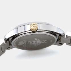 Pre Owned Gucci Silver Stainless Steel G-Timeless YA126596 Women's Wristwatch 27 mm
