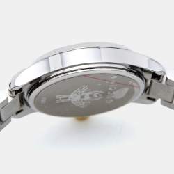 Pre Owned Gucci Silver Stainless Steel G-Timeless YA126596 Women's Wristwatch 27 mm