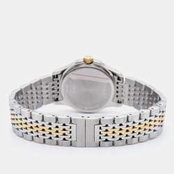 Gucci Mother Of Pearl Two-Tone Stainless Steel Diamond G-Timeless YA126513 Women's Wristwatch 27 mm