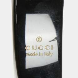 Gucci Black Crystals Embellished Resin Headband
