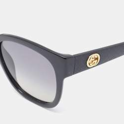 Pre Owned Gucci Black Gradient GG 3786/S Diamante Square Sunglasses