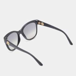 Pre Owned Gucci Black Gradient GG 3786/S Diamante Square Sunglasses