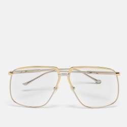 Gucci Gold/Silver Tone GG0365S Frame Square Sunglasses