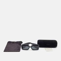 Gucci Black GG0811S Frame Rectangle Sunglasses