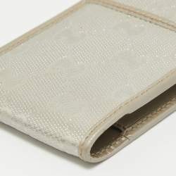 Gucci Silver GG Imprime Canvas Cigarette Case