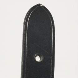 مملوكة مسبقًا Gucci Brown/Black Braided Leather Buckle Belt 85 CM