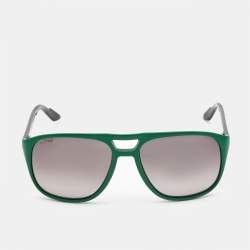 Gucci Green/Grey Gradient GG1018/S Web Aviator Sunglasses