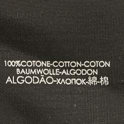 Pre Owned Gucci Yellow Magician Print Cotton Square Scarf