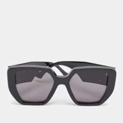 Gucci Black GG0956S Double G Rectangle Sunglasses