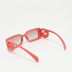 Gucci Coral Orange Gradient GG1325SInterlocking G Rectangular Sunglasses