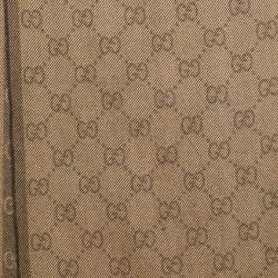 Pre Owned Gucci Brown GG Interlocking Jacquard Stole