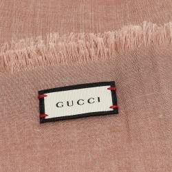 Gucci Multicolor GG Blooms Print Silk Blend Square Scarf 