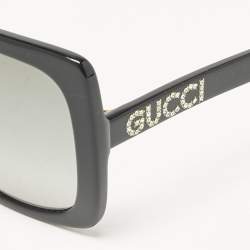 Gucci Black Gradient GG0418S Square Sunglasses