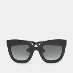 Gucci Black Gradient GG0208S GG Star Square Sunglasses