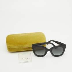 Gucci Black Gradient GG0208S GG Star Square Sunglasses