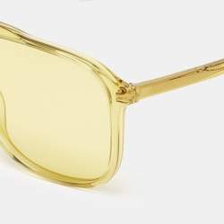 Gucci Yellow GG0262S Square Sunglasses