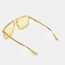 Gucci Yellow GG0262S Square Sunglasses