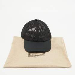 Pre Owned Gucci Black GG Mesh Baseball Cap M